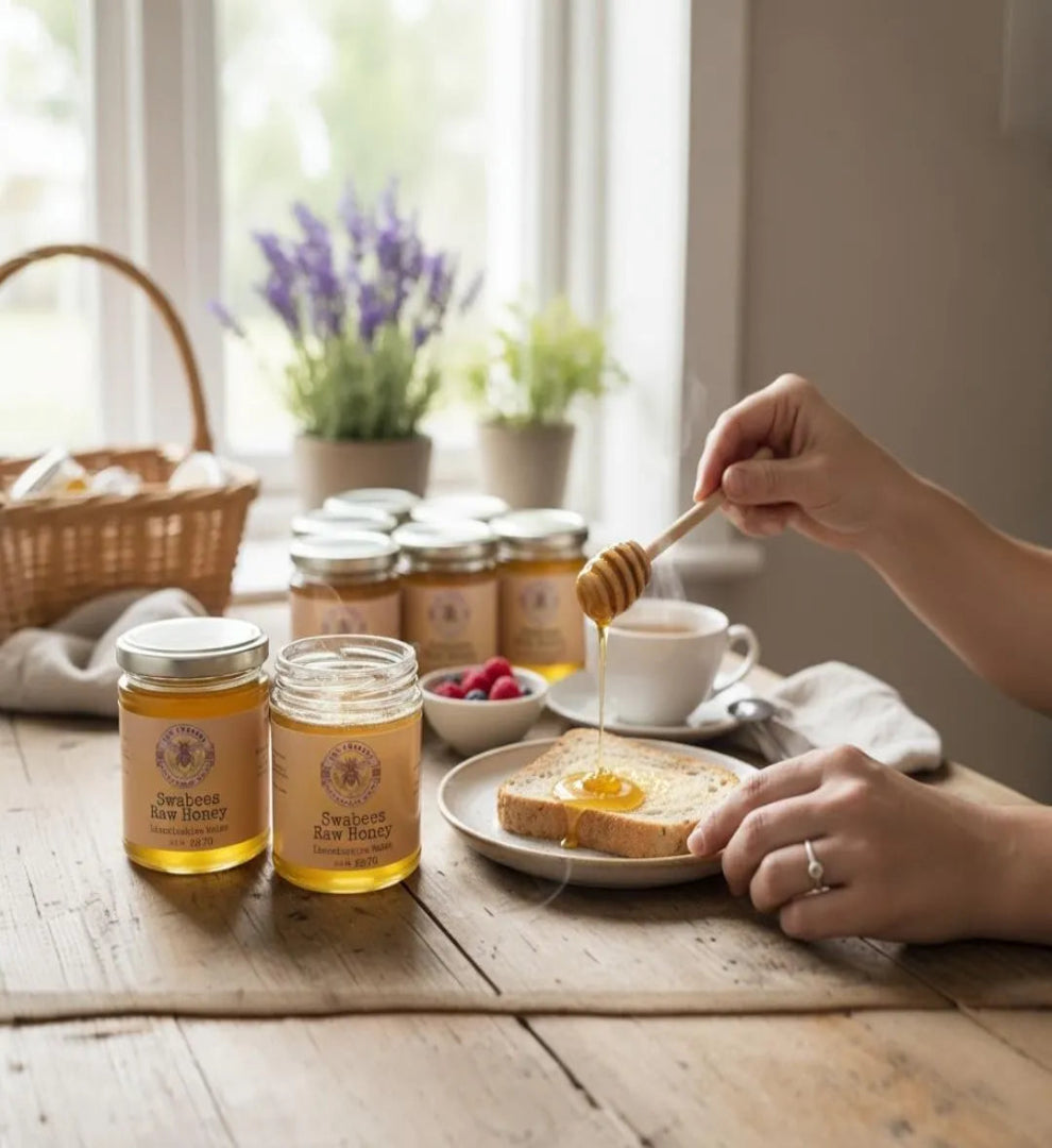 Pure Raw Honey in a 227g Jar of Honey - Spring 2025 - not Pasteurised or Heated - Lincolnshire Hives in the Wolds AONB