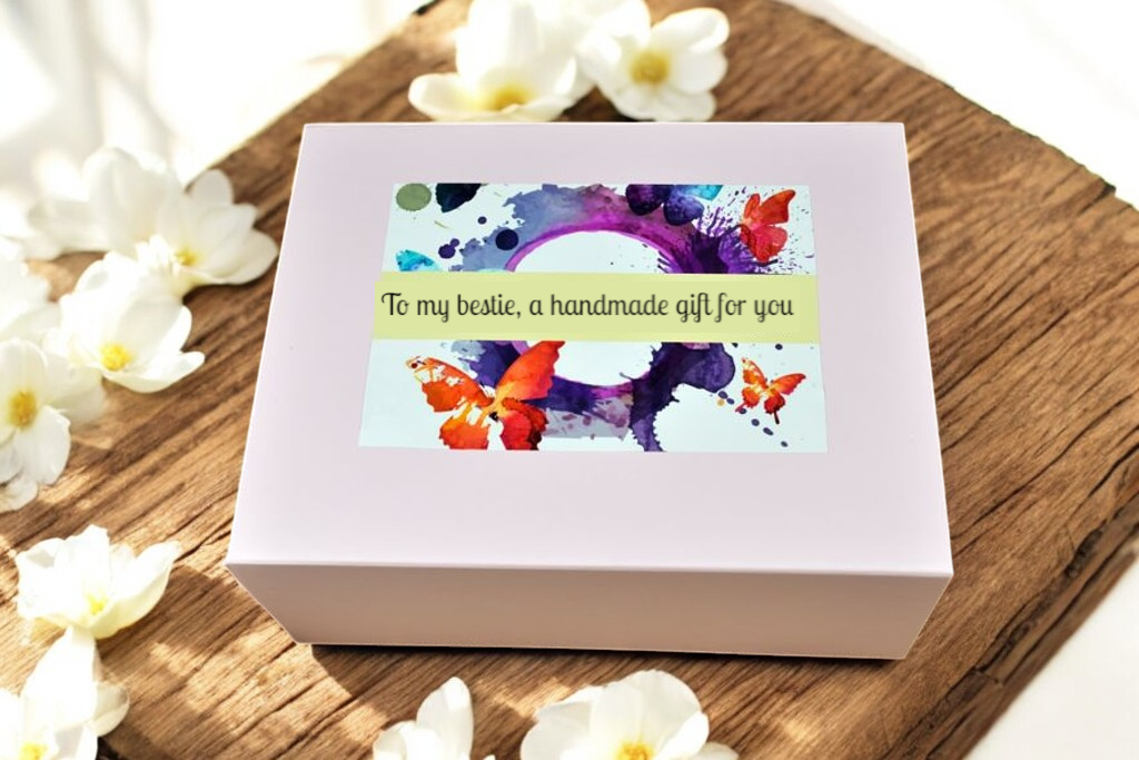 Personalised Gift Set for Best Friends - To my Bestie Label - Vegan - Whipped Soap, Bath Bombs and Body Butter