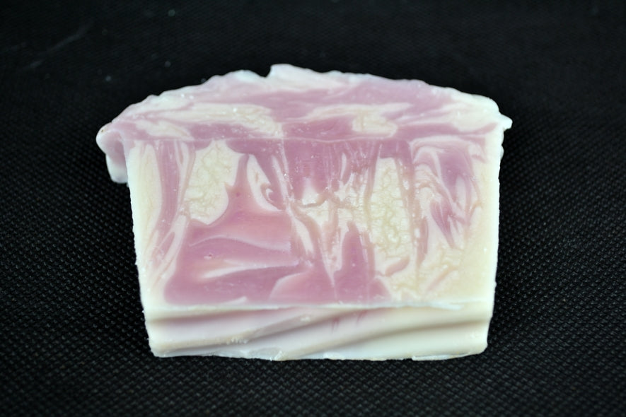 Luxury Raspberry Creamer Soap Slice - Vegan - SLS Free
