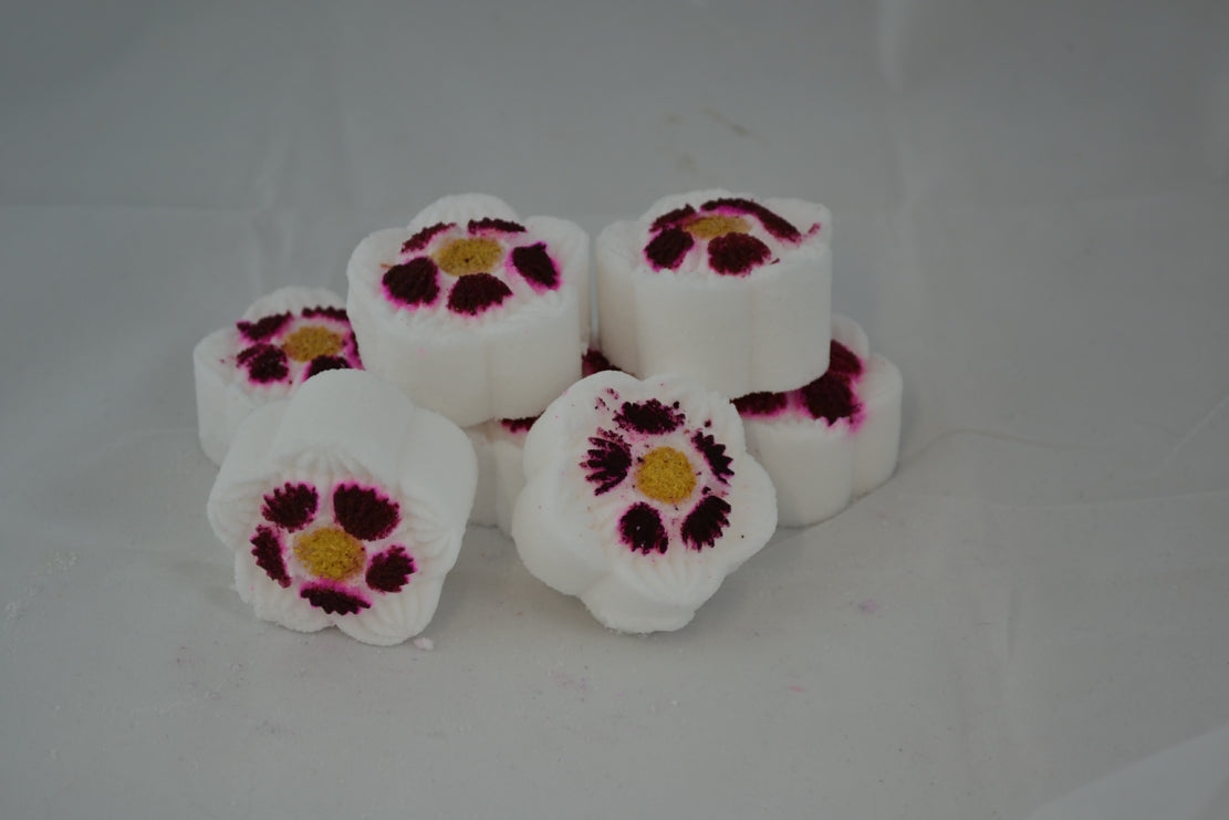 Mini Pamper Gift Shower Bomb Gift Box with 6 Shower Bombs- Vegan - Plastic Free Gift - SLS Free