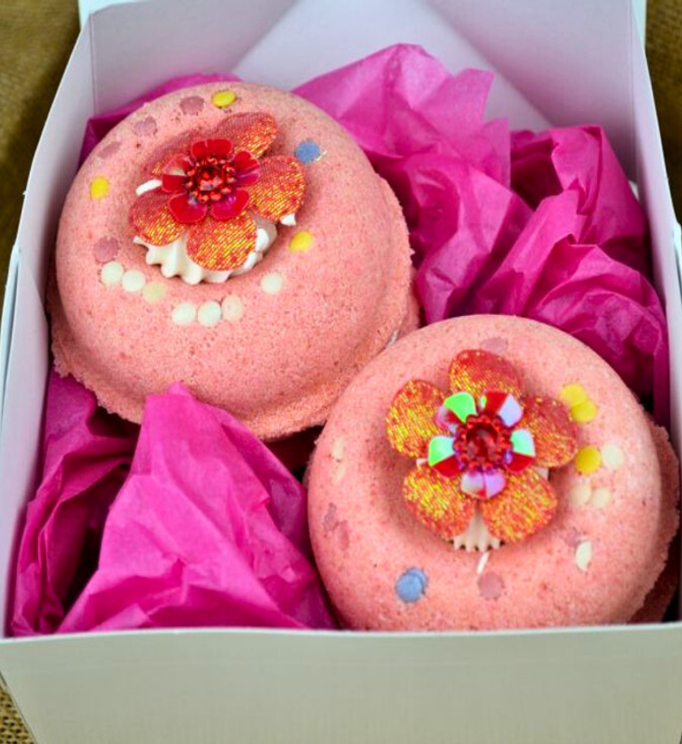 Jumbo Double Stack Melonberry Doughnuts x 2 in a Gift Bakery Box