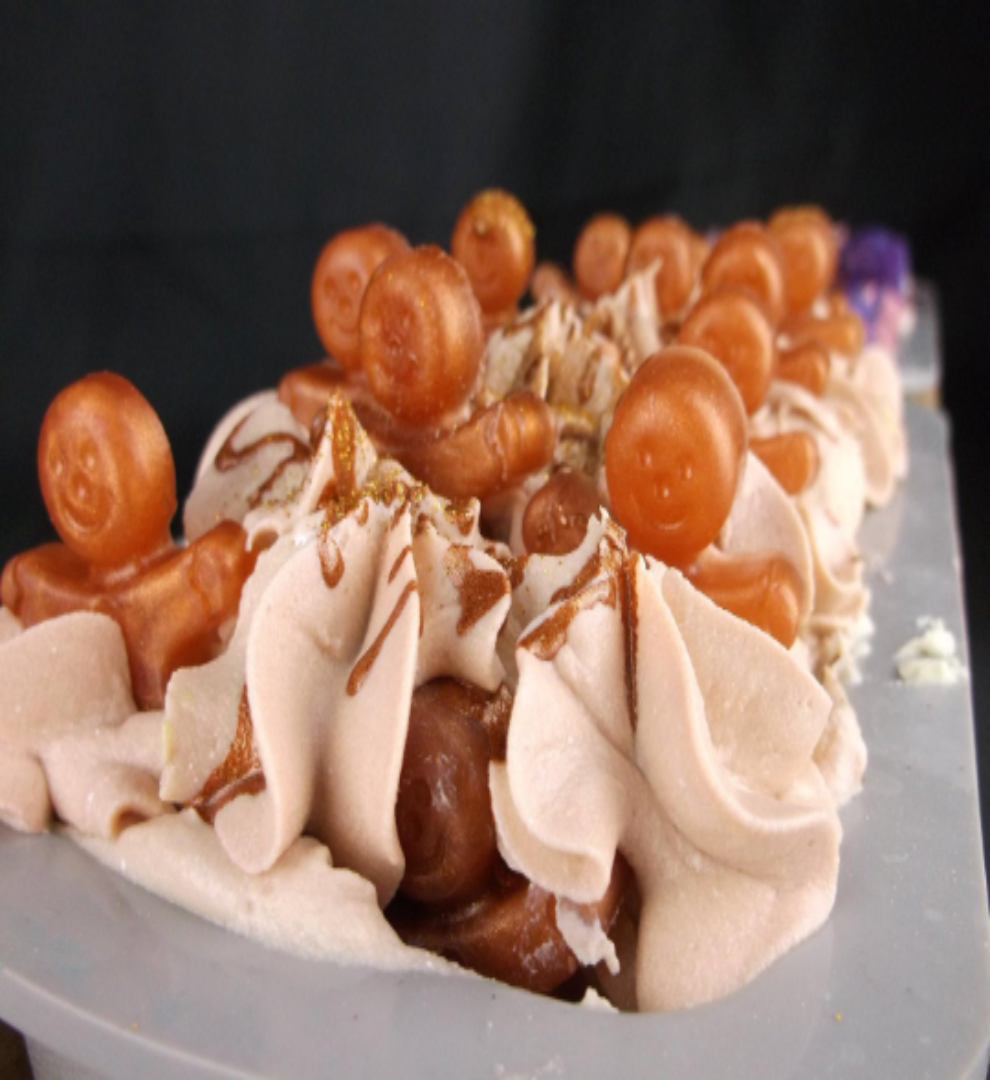 Scrumptuous Gingerbread Soap Slice - Vegan - SLS Free - Cold Process Soap