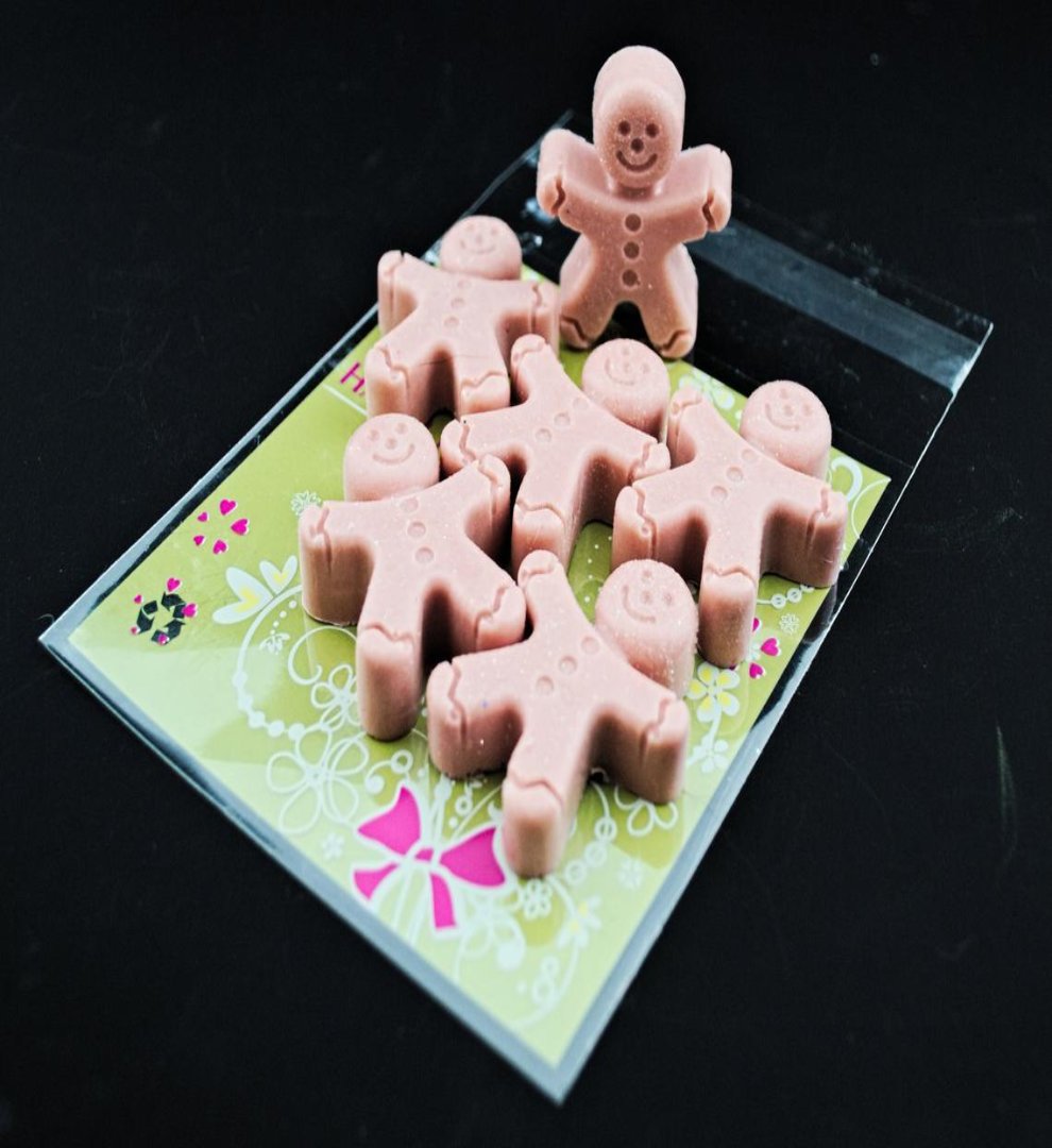 Scrumptuous Gingerbread Men Bag of Soap