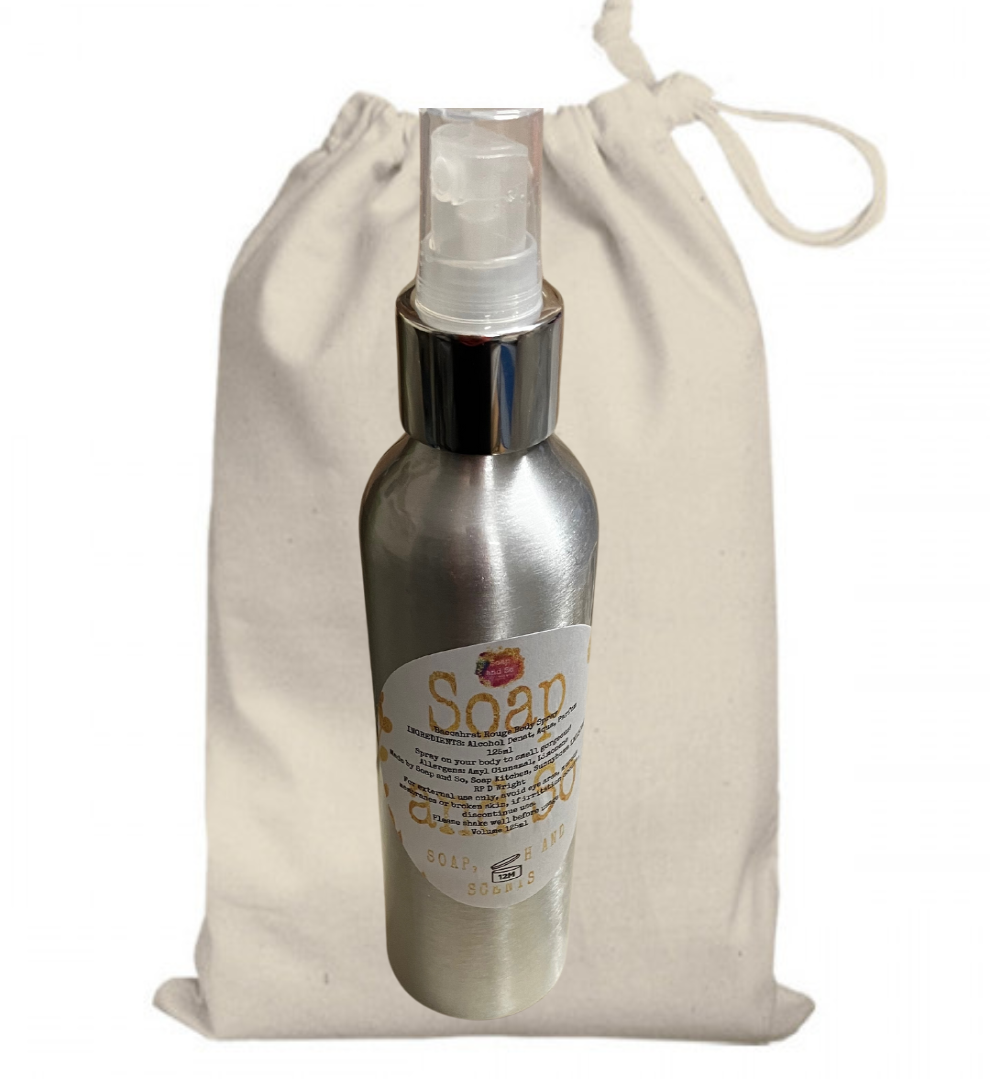 Handmade Body Spray in Lady Millionaire Type Fragrance, 125ml in High End Aluminium Spray Bottle