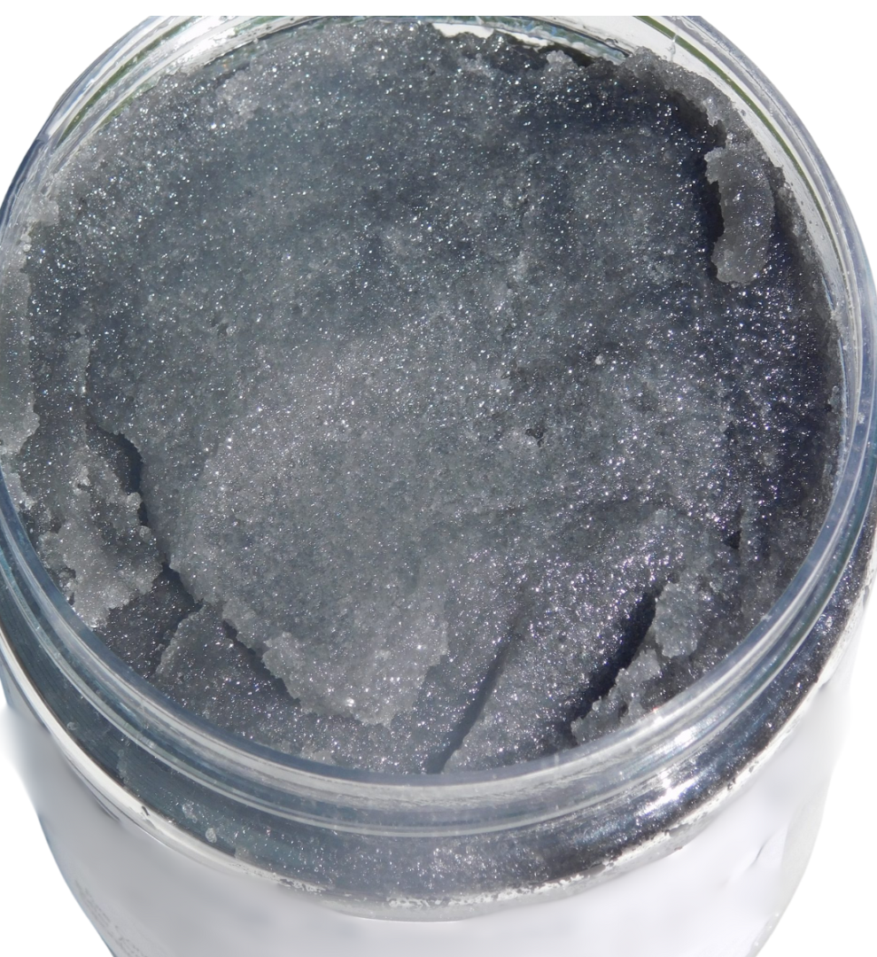 Gentleman's Foot Scrub in Oak Smoke and Embers with Clay, Salts and Apricot Kernel Oil