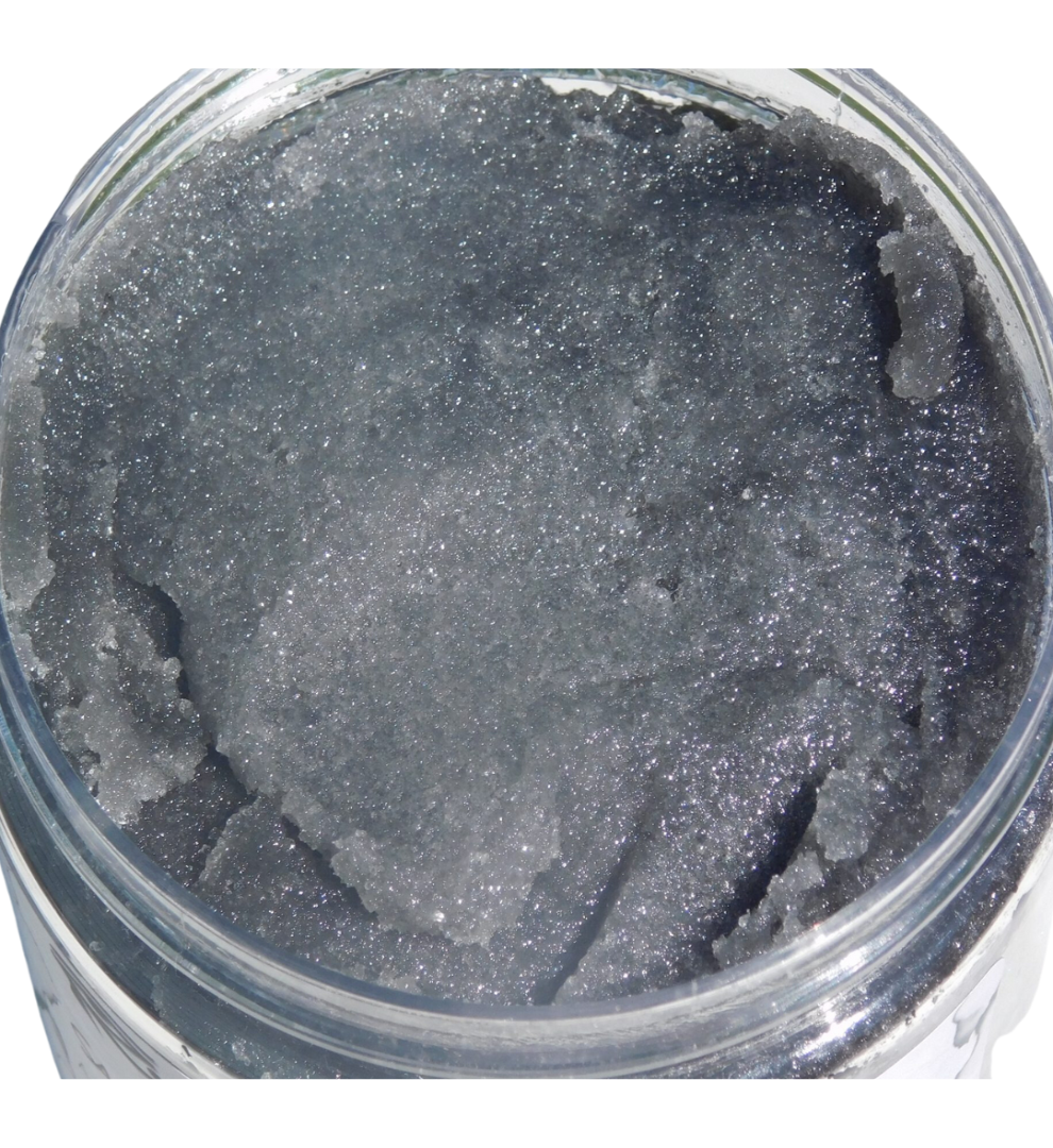 Luxury Body Scrub for Men in Oak Smoke and Embers Scent with Apricot Kernel Oil