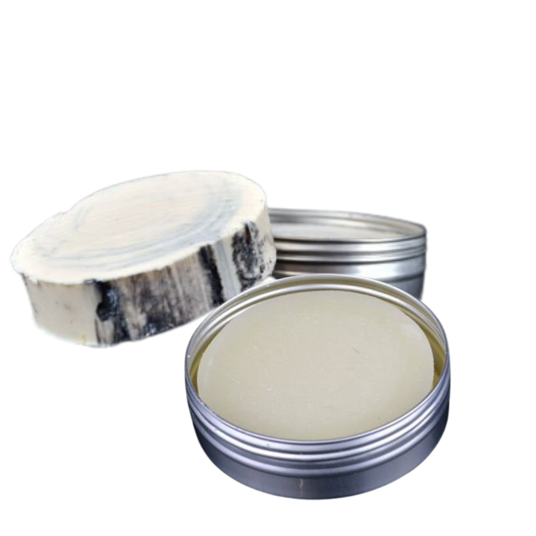 Handmade Cold Process Shampoo Bar with Oak Smoke and Embers with Panthenol in a Travel Tin/Refillable Bar