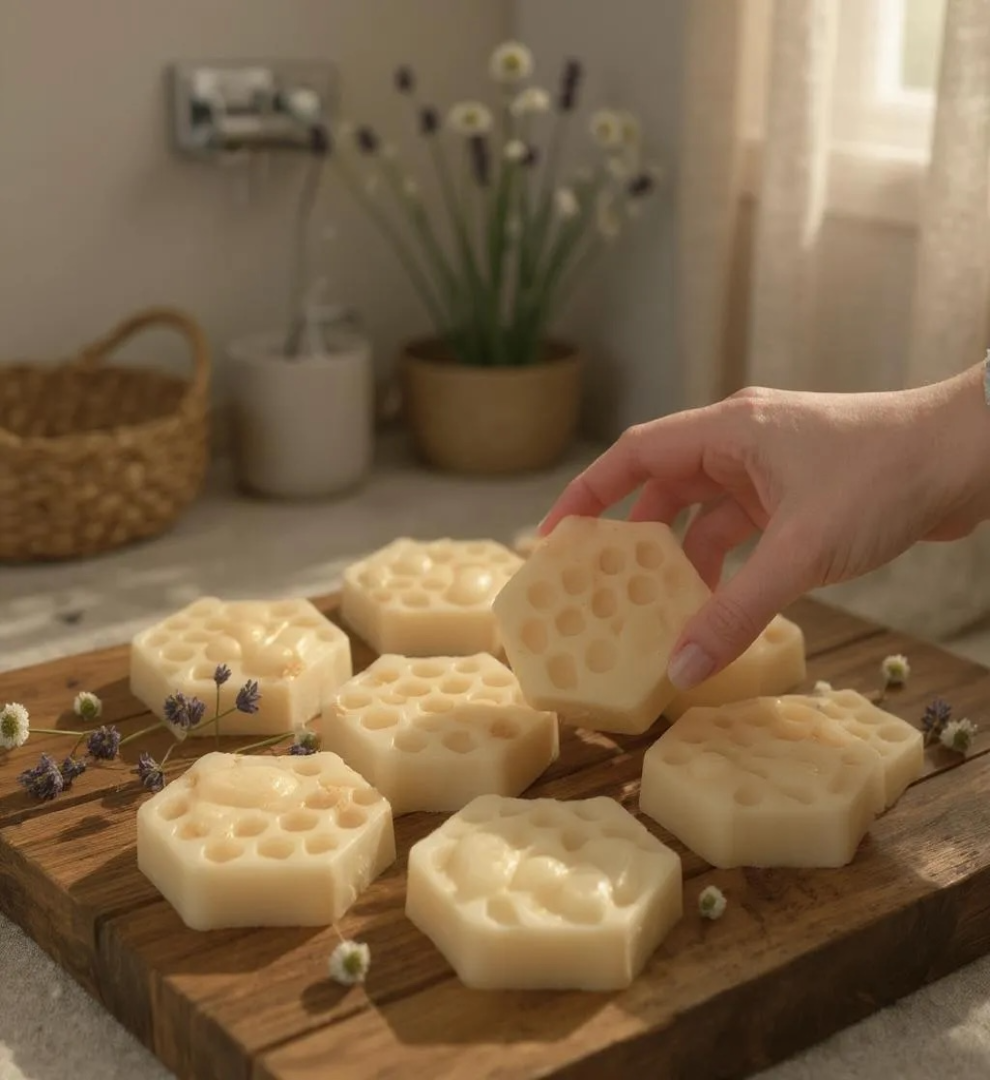 Honey Soap in Sweet Orange Oil, Made with Honey from our Hives
