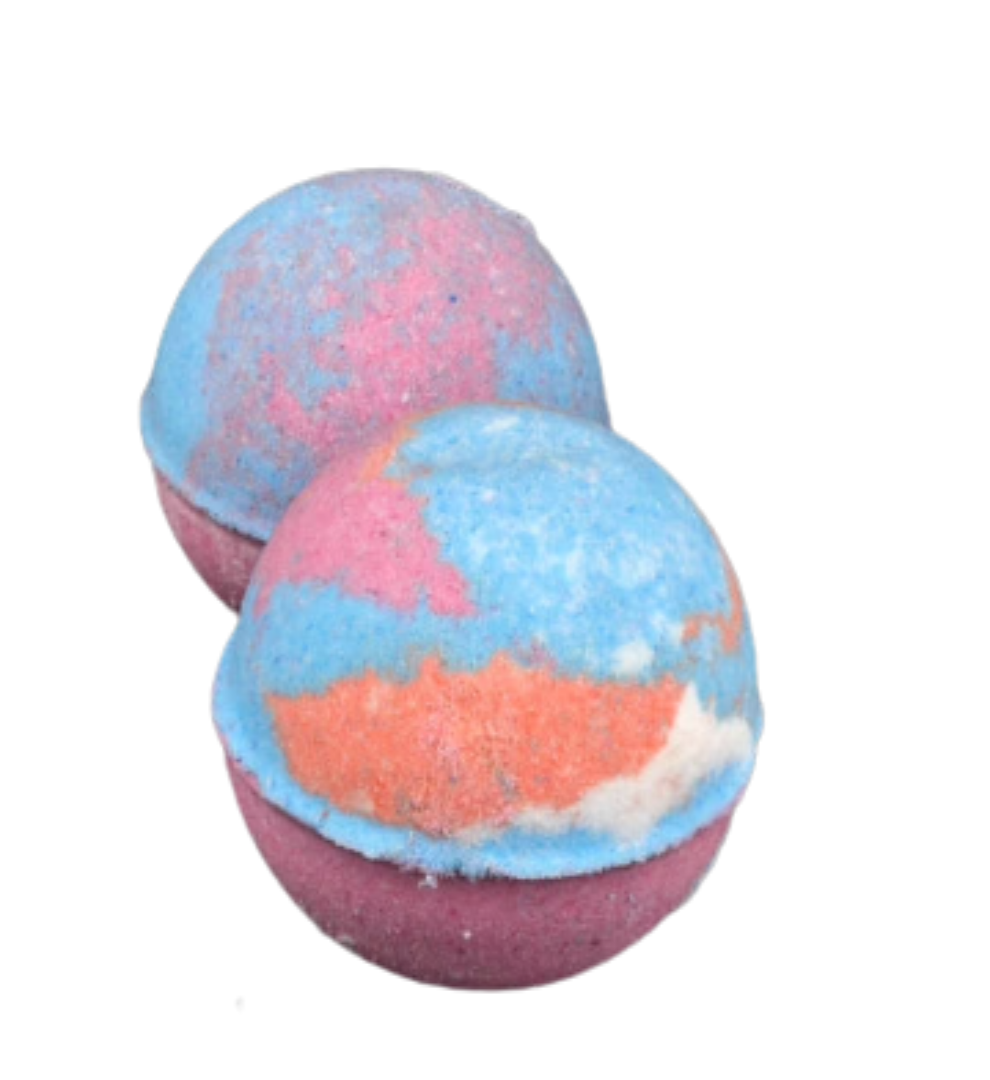 Summer Sun Juicy Lemonade Jumbo Bath Bomb with Shea Butter and Olive Oil for Moisturising Skin