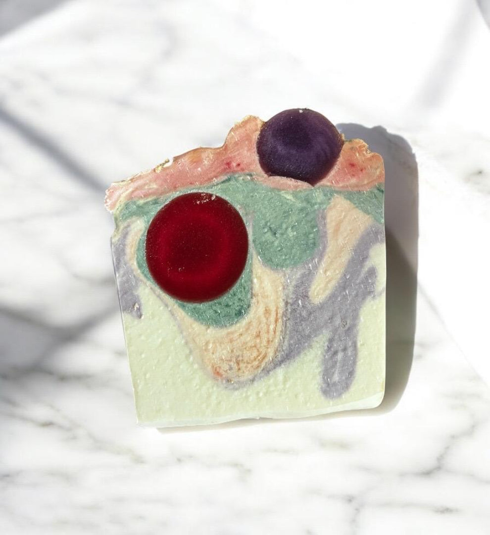 Pink Lemonade Soap Slice - Vegan - SLS Free - Cold Process Soap