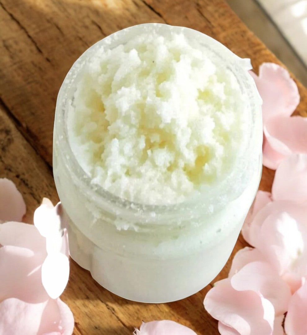 Luxury Snow Baby Foot Scrub with Clay, Salts and Apricot Kernel Oil