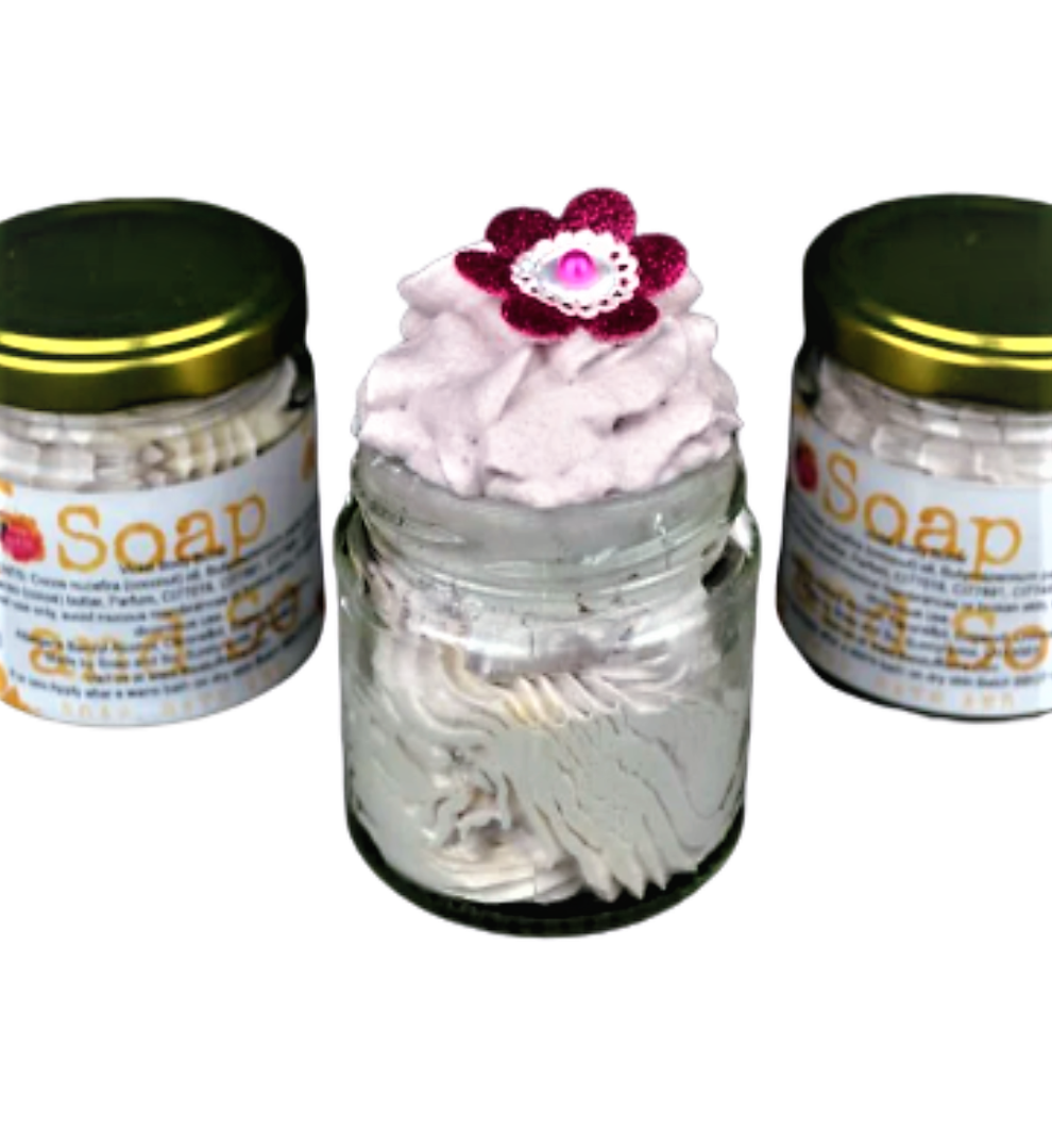 Parma Violet Whipped Luxury Body Butter with Cocoa, Shea Butter and Coconut Oil