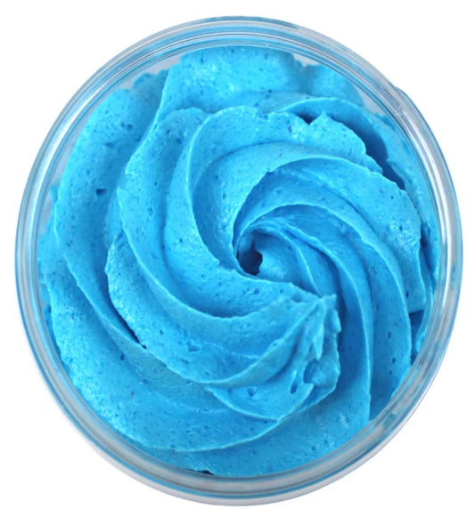 Luxury Blueberry Crush Whipped Soap with Shea Butter and Sweet Almond Oil