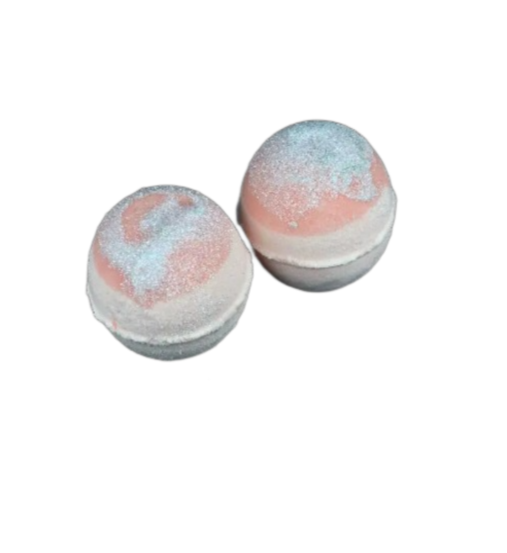 Clementine Fizz Jumbo Bath Bomb with Shea Butter and Olive Oil for Moisturising Skin