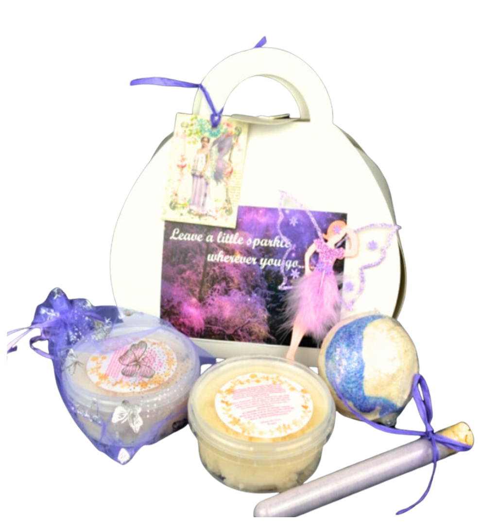 Handmade Fairy Handbag Gift Set - Vegan Gift -Fairy Bath and Beauty