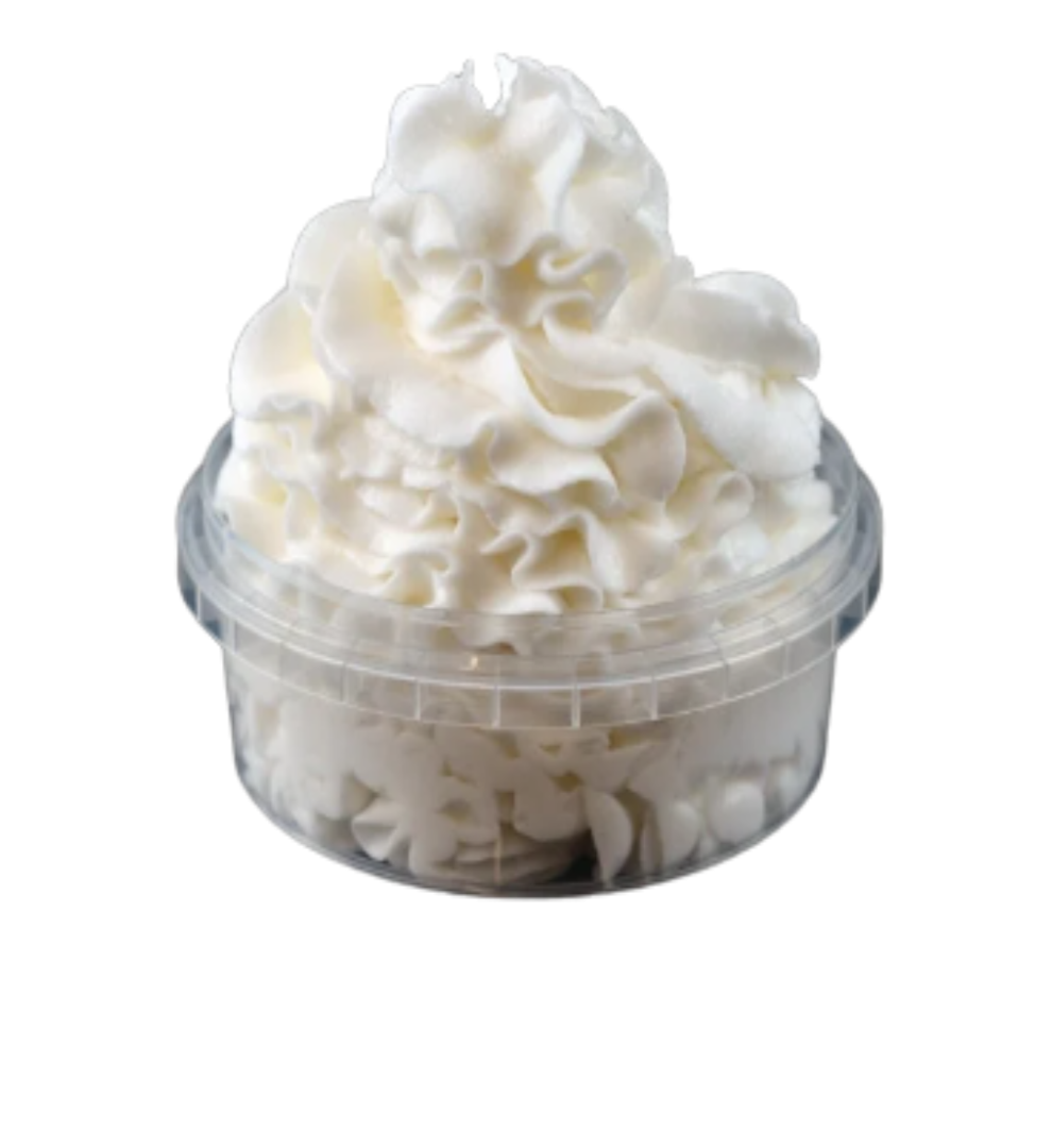 Luxury Vanilla Cream Puff Whipped Soap with Shea Butter and Sweet Almond Oil
