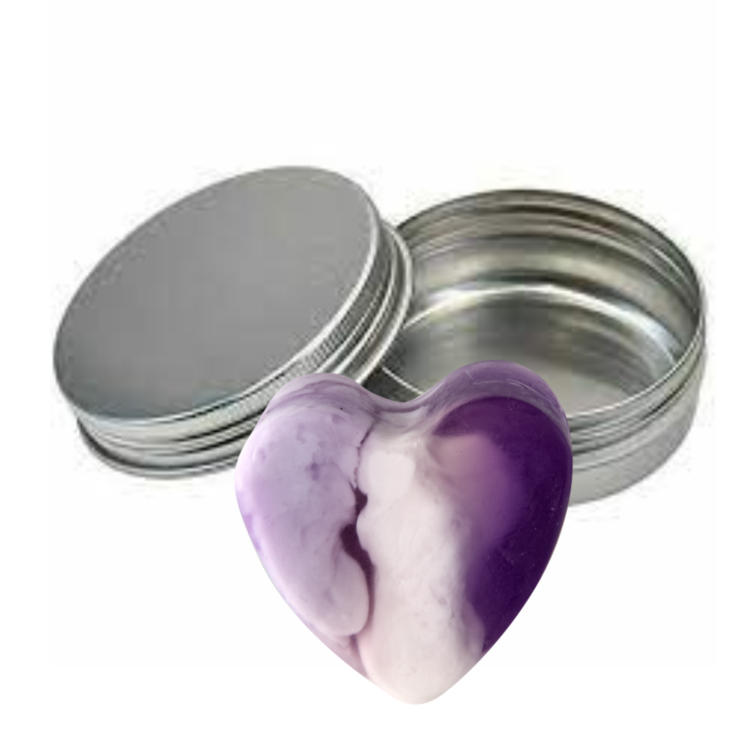 Heart Shampoo Bar in Invictorious with Shea Butter, Liquid Gold Argan Oil and Vitamin B5