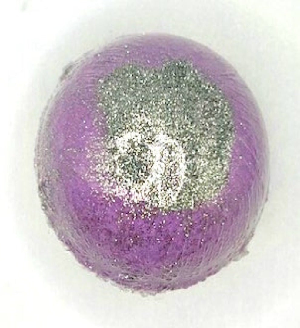 Calm and Loved Herbal Hemp Pure Jasmine Jumbo Bath Bomb with Natural Salts, Hemp and Olive Oil and Clays