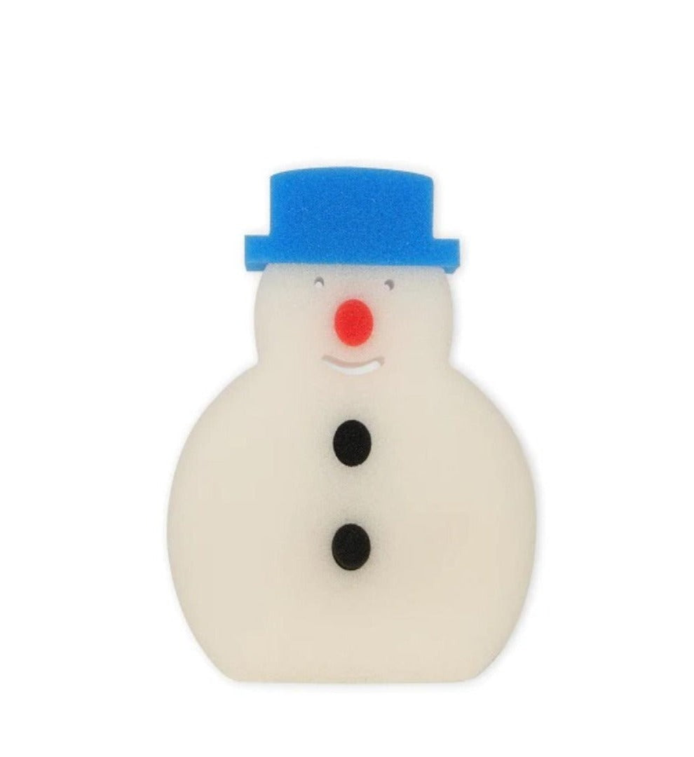 Snowman Soap Sponge Fragranced with Snow Baby Designer Type Scent, Jumbo Snowman Soap Sponge