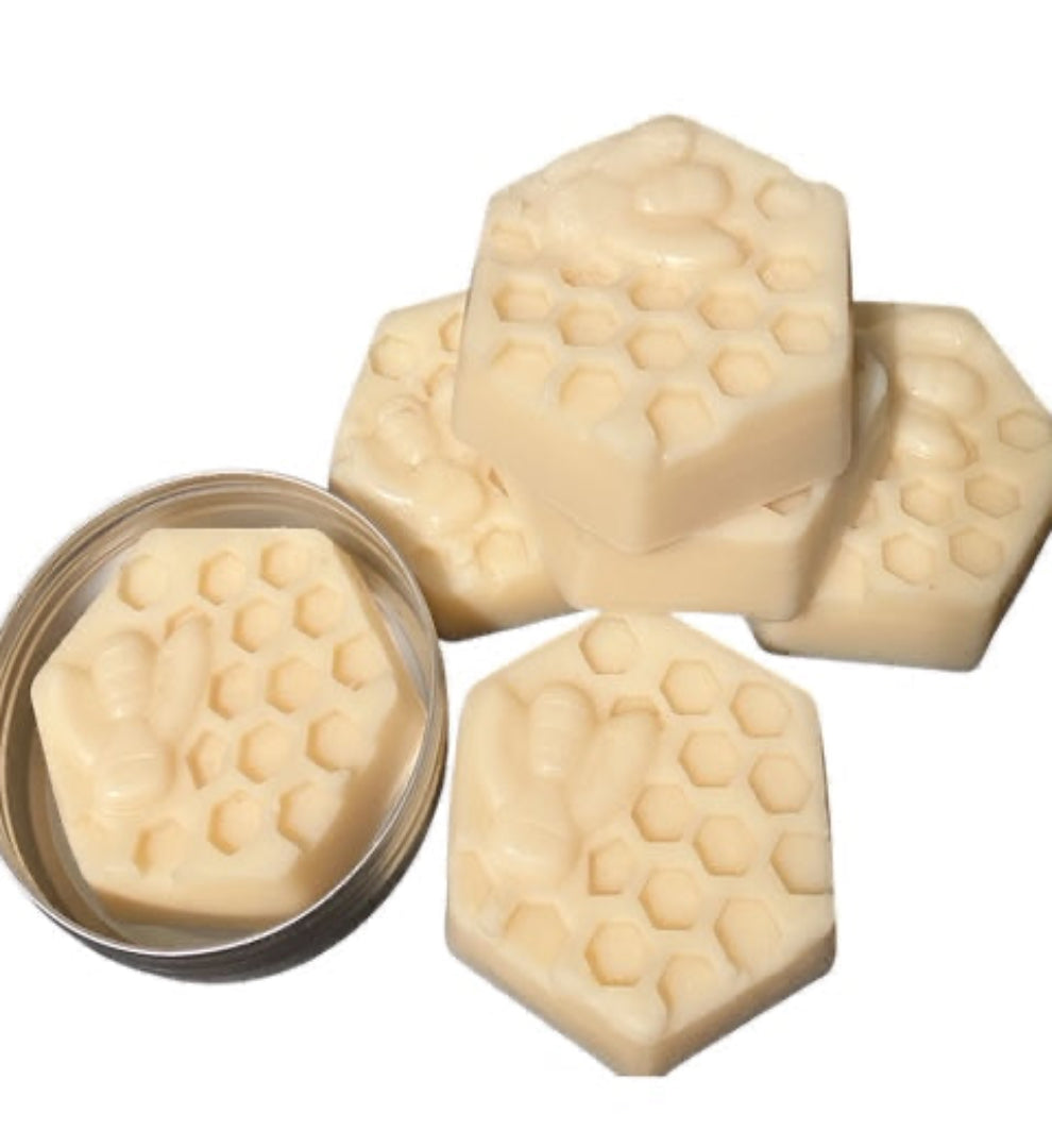 Solid Beeswax in Lemon Oil with Honey Shea and Cocoa Butter, Coconut Oil and Vitamin E